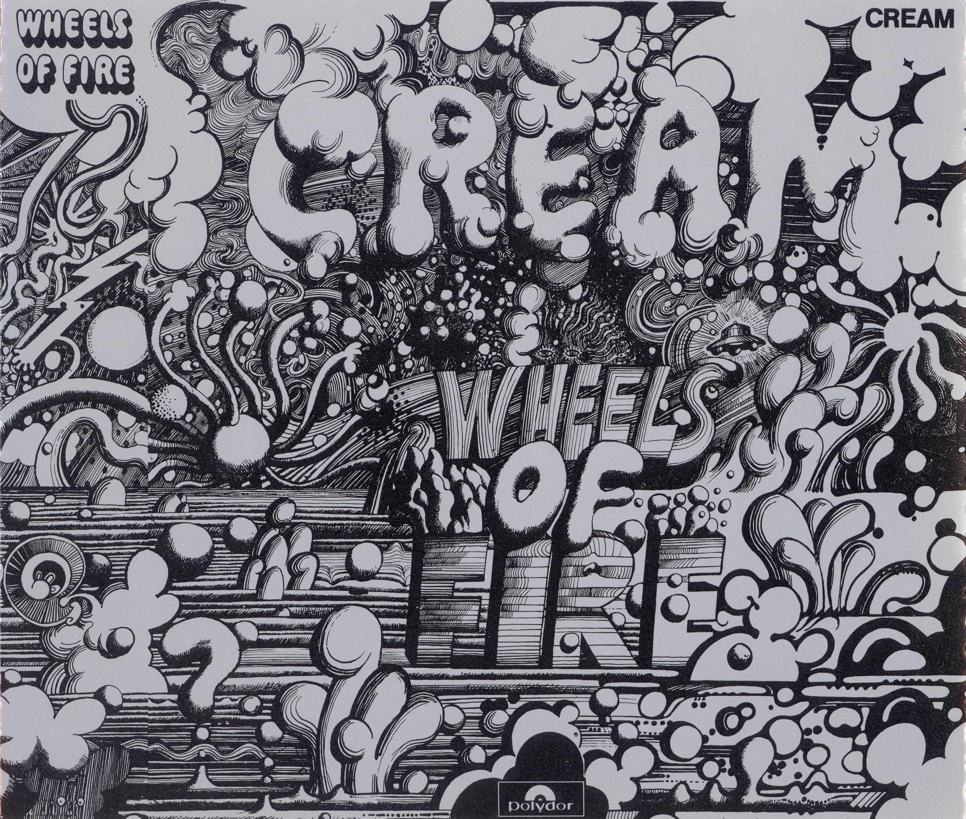 Cover of 'Wheels of Fire' - Cream
